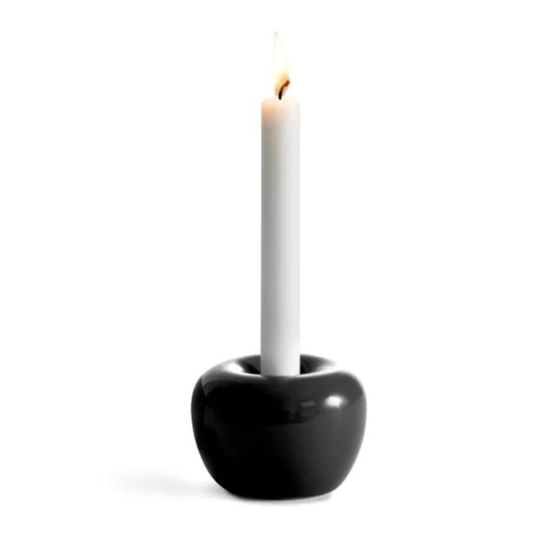 Cotto Wohnen BorninSwedenCandleholderAppleMshinyblack