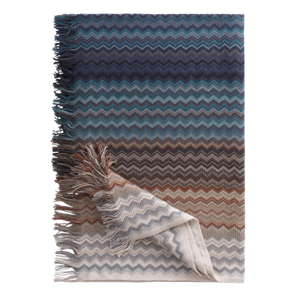 Cotto Wohnen Eagle Products Plaid Firenze Blau