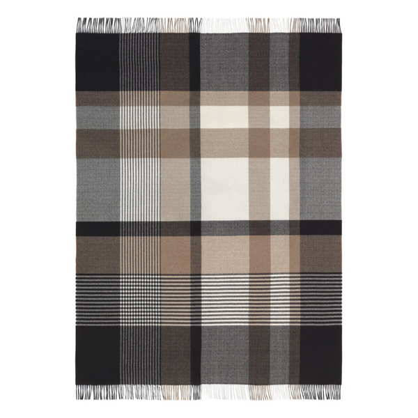 Cotto Wohnen Eagle Products Plaid Harris Schwarz Natur
