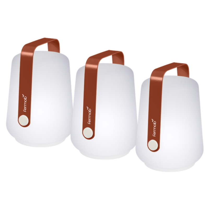 Cotto Wohnen Fermob Balad Lampe 3 er Set Ockerrot