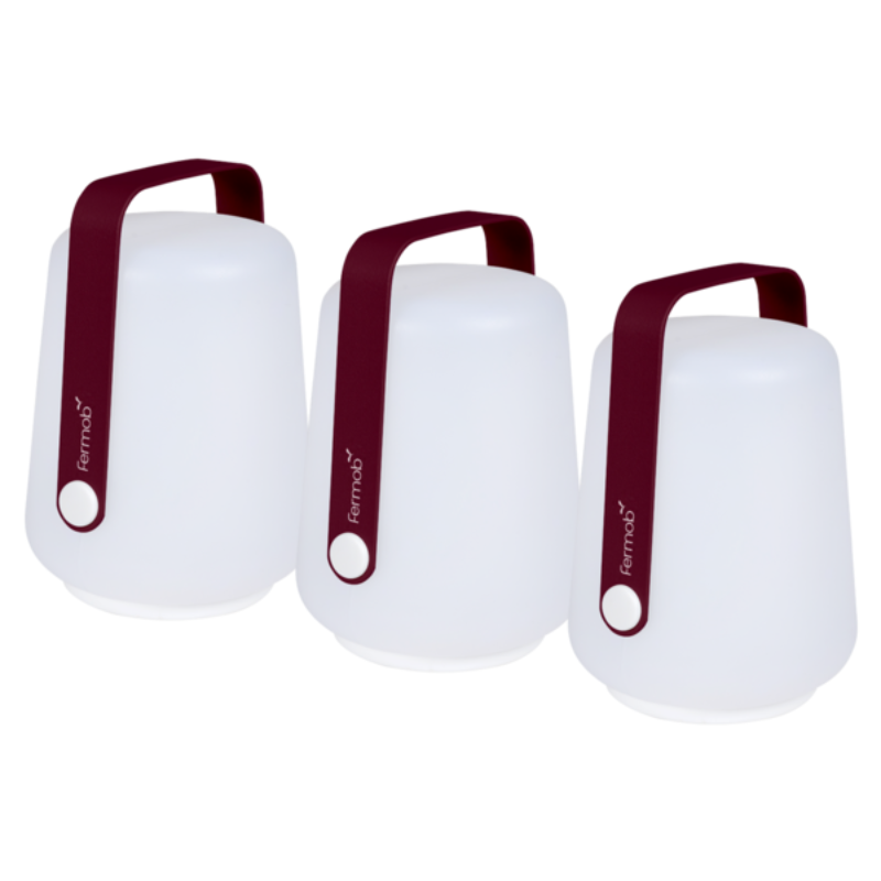 Cotto Wohnen Fermob Balad Lampe 3 er Set Schwarzkirsche