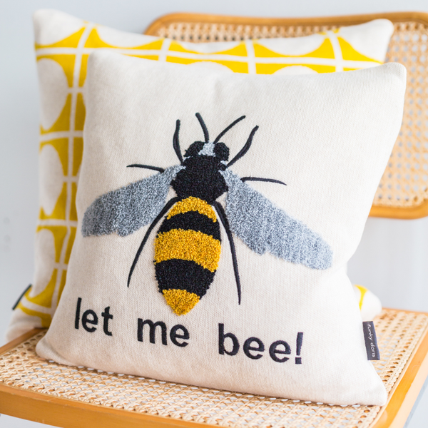 Baumwolle Kissenbezug "Bee"
