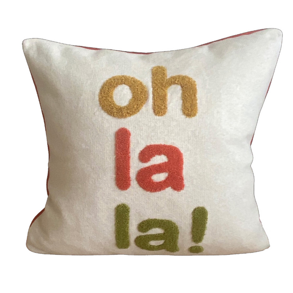 Baumwolle Kissenbezug "Ohlala"