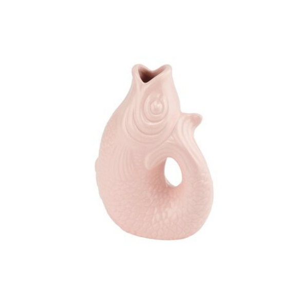 Cotto Wohnen Gift Company Vase Monsieur Carafon Fisch XS Sea Pink