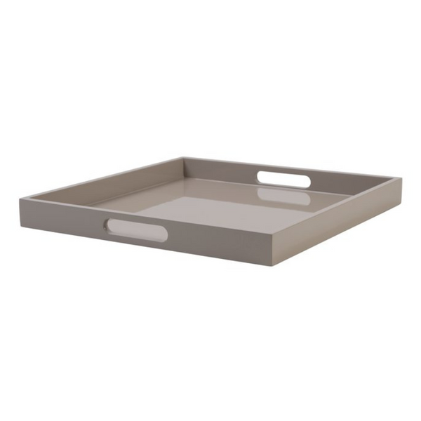 Cotto Wohnen Gift Company SPA Tablett M , Quadratisch Sandstone
