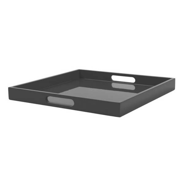 Gift Company SPA Tablett M , Quadratisch Schwarz