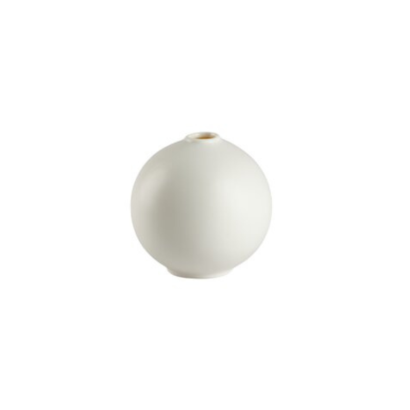 Gift Company Vase Bloom Weiß  Rund