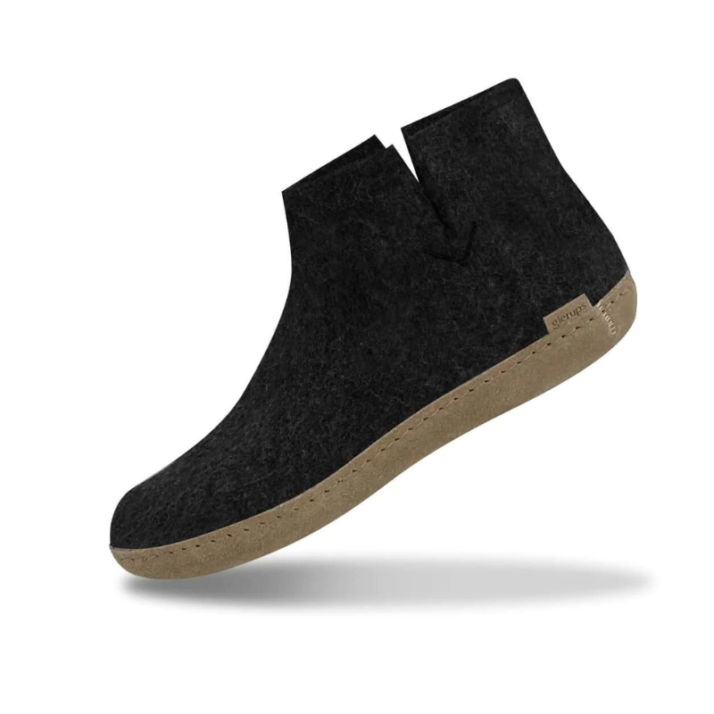 Glerup Boot Filzstiefel mit Ledersohle