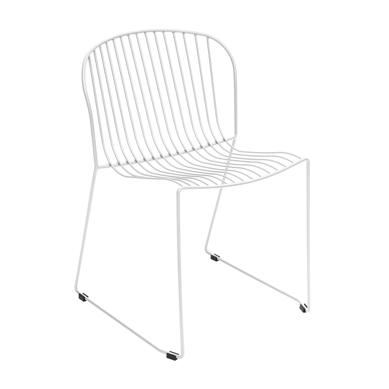 ISIMAR Bolonia Stuhl in der Farbe Ibiza Weiß jetzt auch in allen RAL Farben erhältlich bei Cotto Wohnen