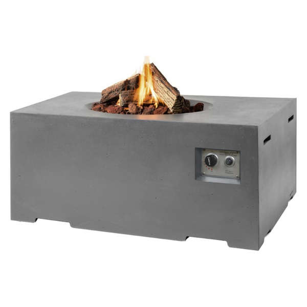 Cotto Wohnen ManiaCocoonFeuertisch_rechteckigkleinGrau