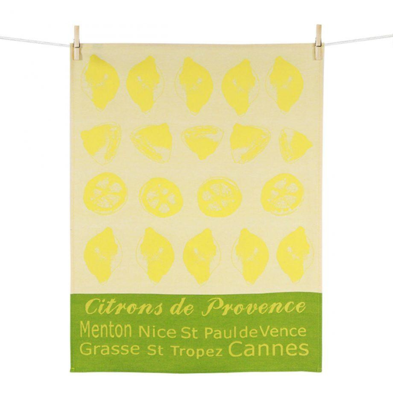 Cotto Wohnen MoutetGeschirrtuecherCitronsdeProvence