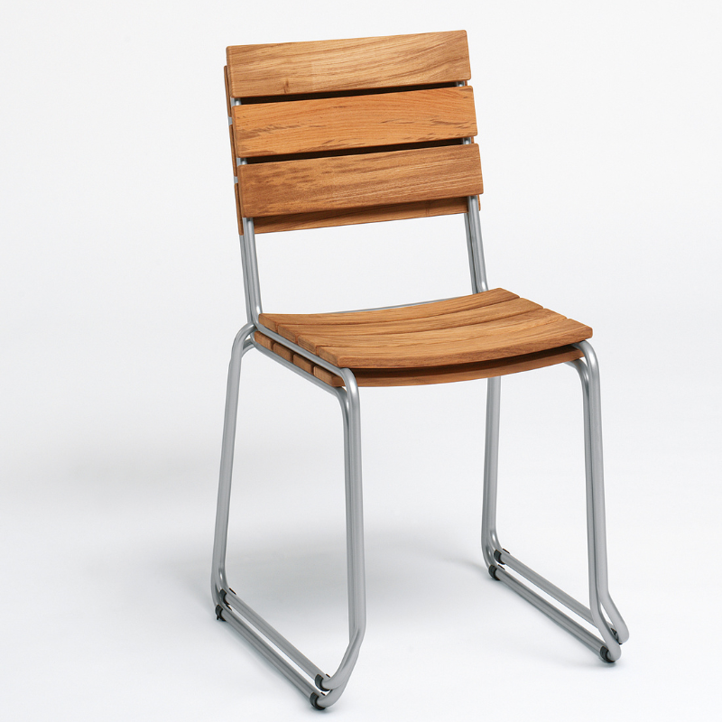 Stuhl "Balcony" mit Teak (2er Set)