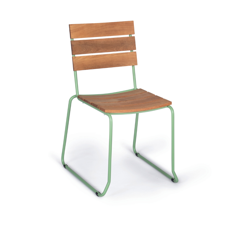 Stuhl "Balcony" mit Teak (2er Set)