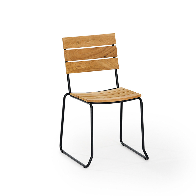 Stuhl "Balcony" mit Teak (2er Set)