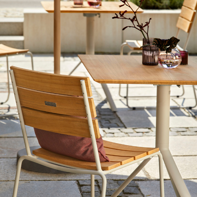 Stuhl "Balcony" mit Teak (2er Set)