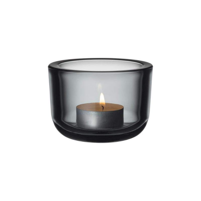 Cotto Wohnen iittala Valkea Windlicht  grau
